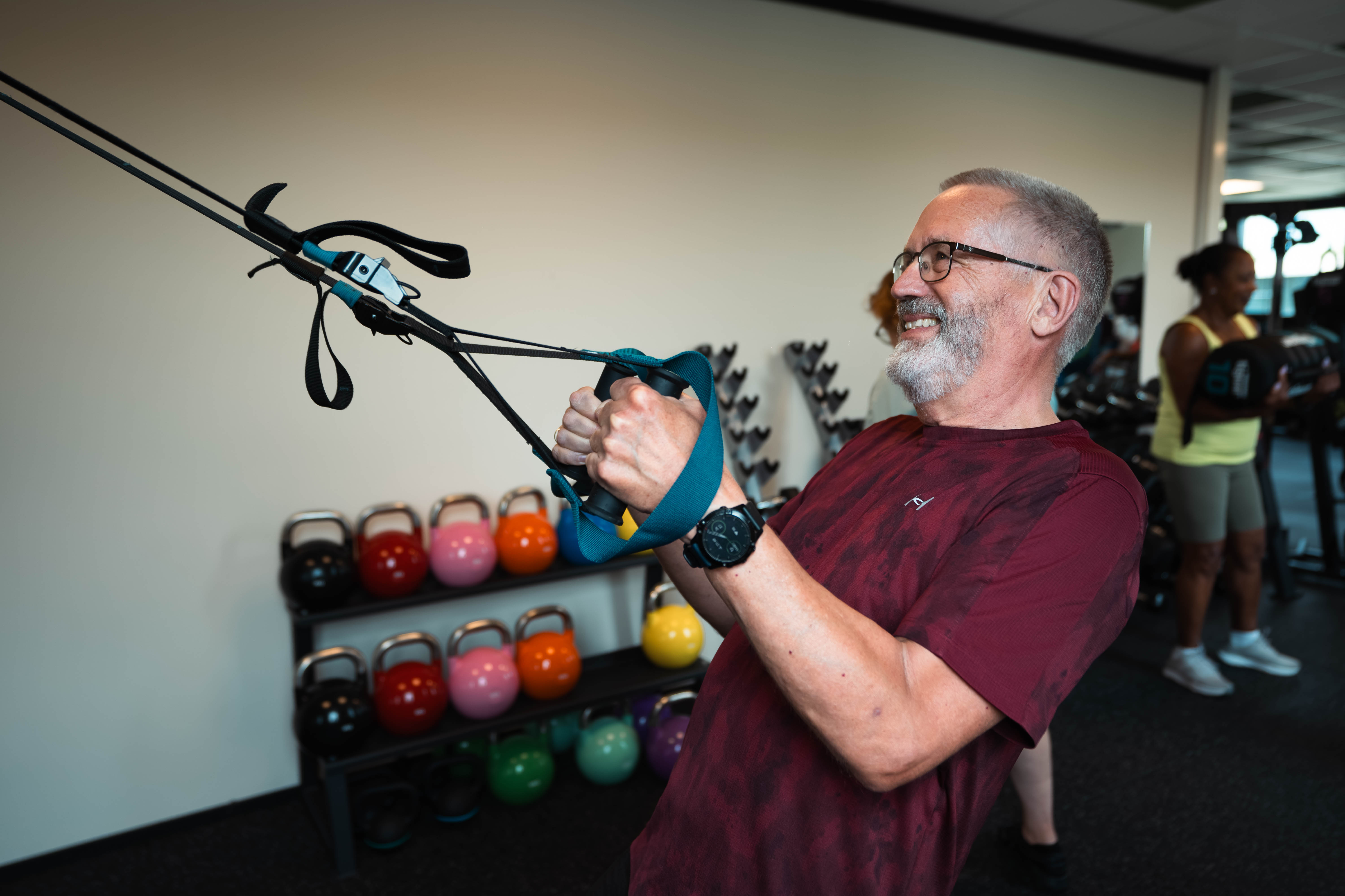 Begeleide krachttraining voor 50-plusser bij Fit-Na50 Almere